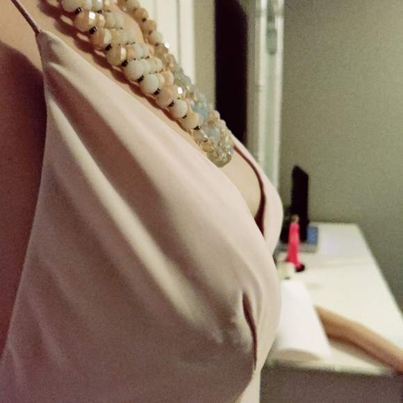 Club L nude spaghetti strap body con dress - Picture 13 of 13